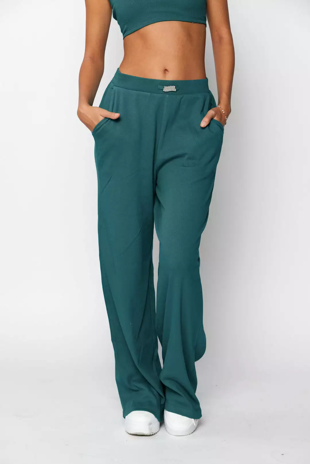 BROKEN PROMISES Salvage Flared Pants Bottoms