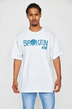 BROKEN PROMISES Shirts Junji Ito Magic Power S/S White