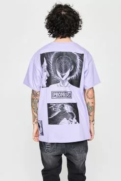 BROKEN PROMISES Shirts Junji Ito The Scar Tee Light Purple