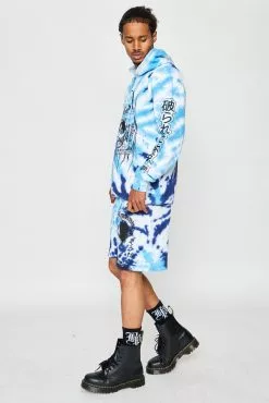 BROKEN PROMISES Junji Ito Twisted Souls Tie Dye Hoodie White Tie Dye Hoodies