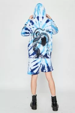 BROKEN PROMISES Junji Ito Twisted Souls Tie Dye Hoodie White Tie Dye Hoodies