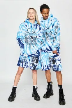 BROKEN PROMISES Junji Ito Twisted Souls Tie Dye Hoodie White Tie Dye Hoodies