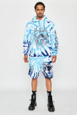 BROKEN PROMISES Junji Ito Twisted Souls Tie Dye Hoodie White Tie Dye Hoodies