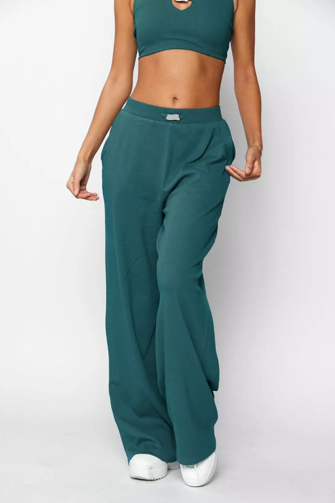 BROKEN PROMISES Salvage Flared Pants Bottoms