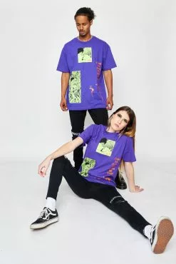 BROKEN PROMISES Junji Ito The Curse Tee Purple Shirts