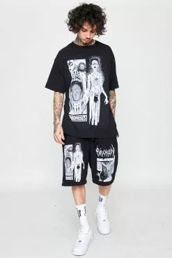 CASH Junji Ito Jack-in-the-Box Tee Black