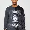 BROKEN PROMISES Junji Ito I Don't Care L/S Tee Blk