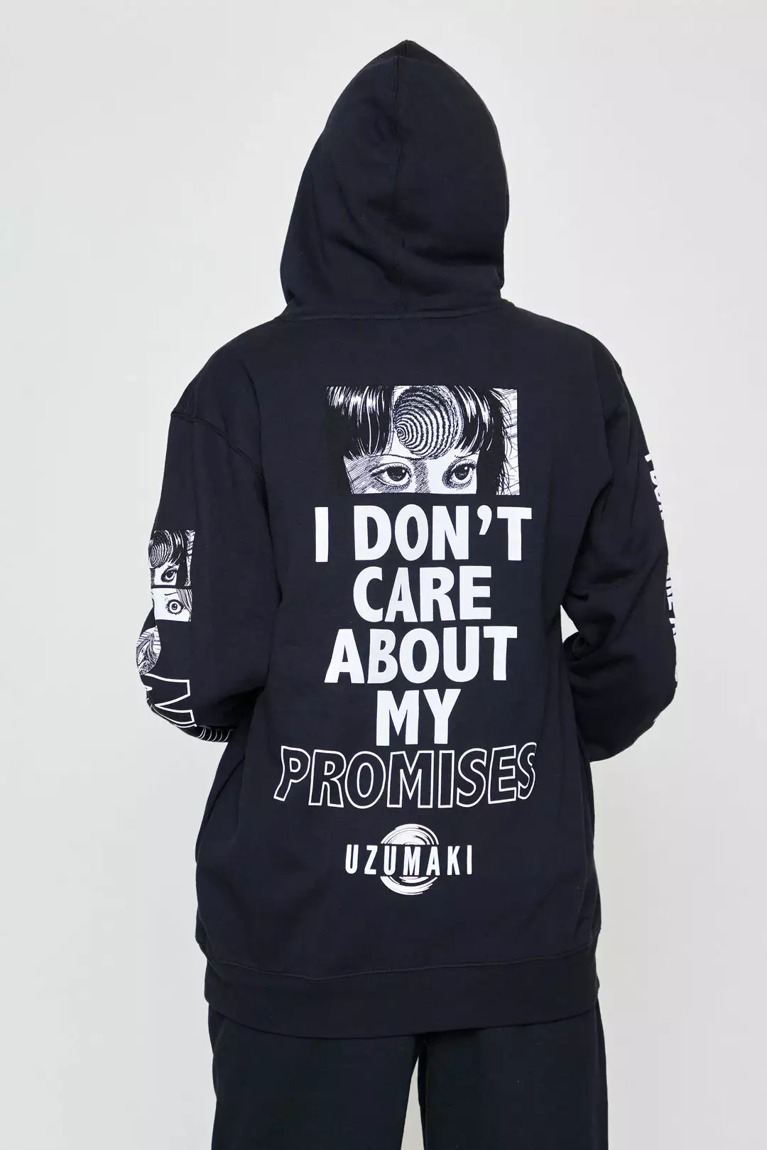 CASH Junji Ito I Don't Care Hoodie
