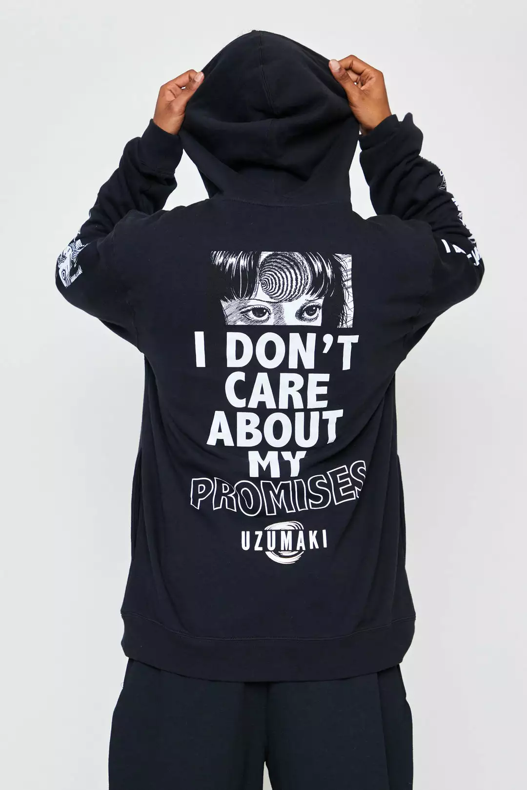 CASH Junji Ito I Don't Care Hoodie