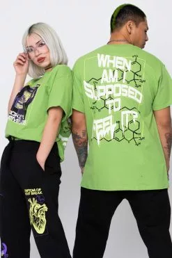 BROKEN PROMISES Shirts Feel It Tee Green