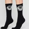 BROKEN PROMISES Bite Logo Sock - Black