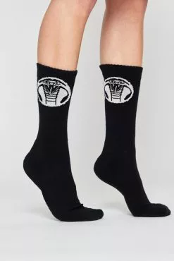 BROKEN PROMISES Bite Logo Sock - Black
