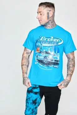 BROKEN PROMISES Too Fast Emptiness S/S Blue