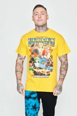 BROKEN PROMISES Shirts Street Racers S/S Gold