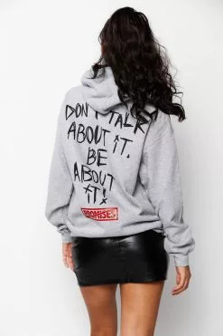 CASH Batwing Hoodie Heather Grey Hoodies