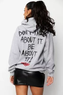 CASH Batwing Hoodie Heather Grey Hoodies