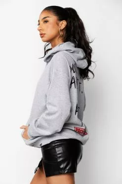 CASH Batwing Hoodie Heather Grey Hoodies