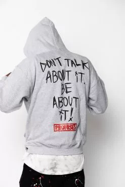 CASH Batwing Hoodie Heather Grey Hoodies