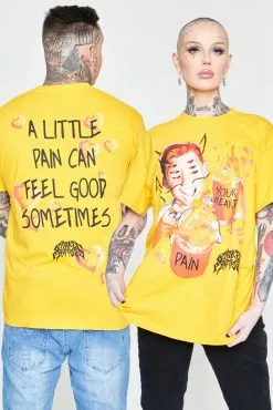 CASH Shirts Little Pain Tee Gold