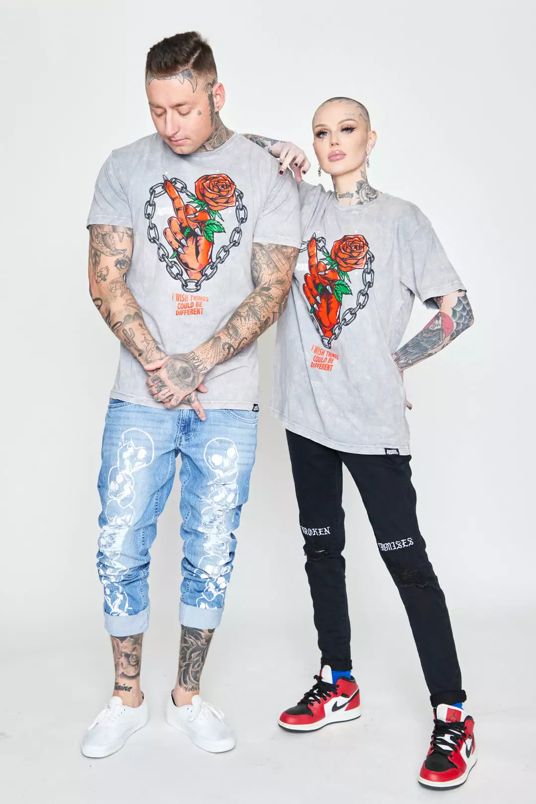 CASH Could Be Different Washed Tee Grey Lava Shirts