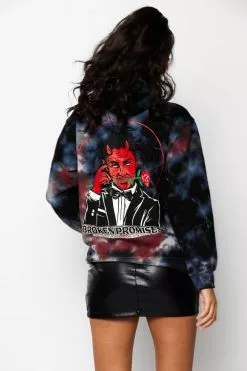 CASH Lucky Lucifer Blood Dye Hoodie