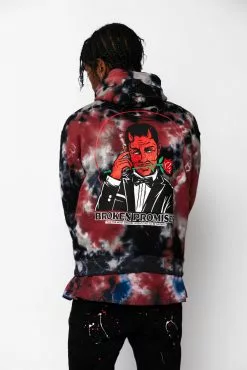 CASH Lucky Lucifer Blood Dye Hoodie