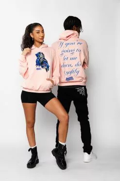 CASH Softly Dyed Hoodie Pink Hoodies