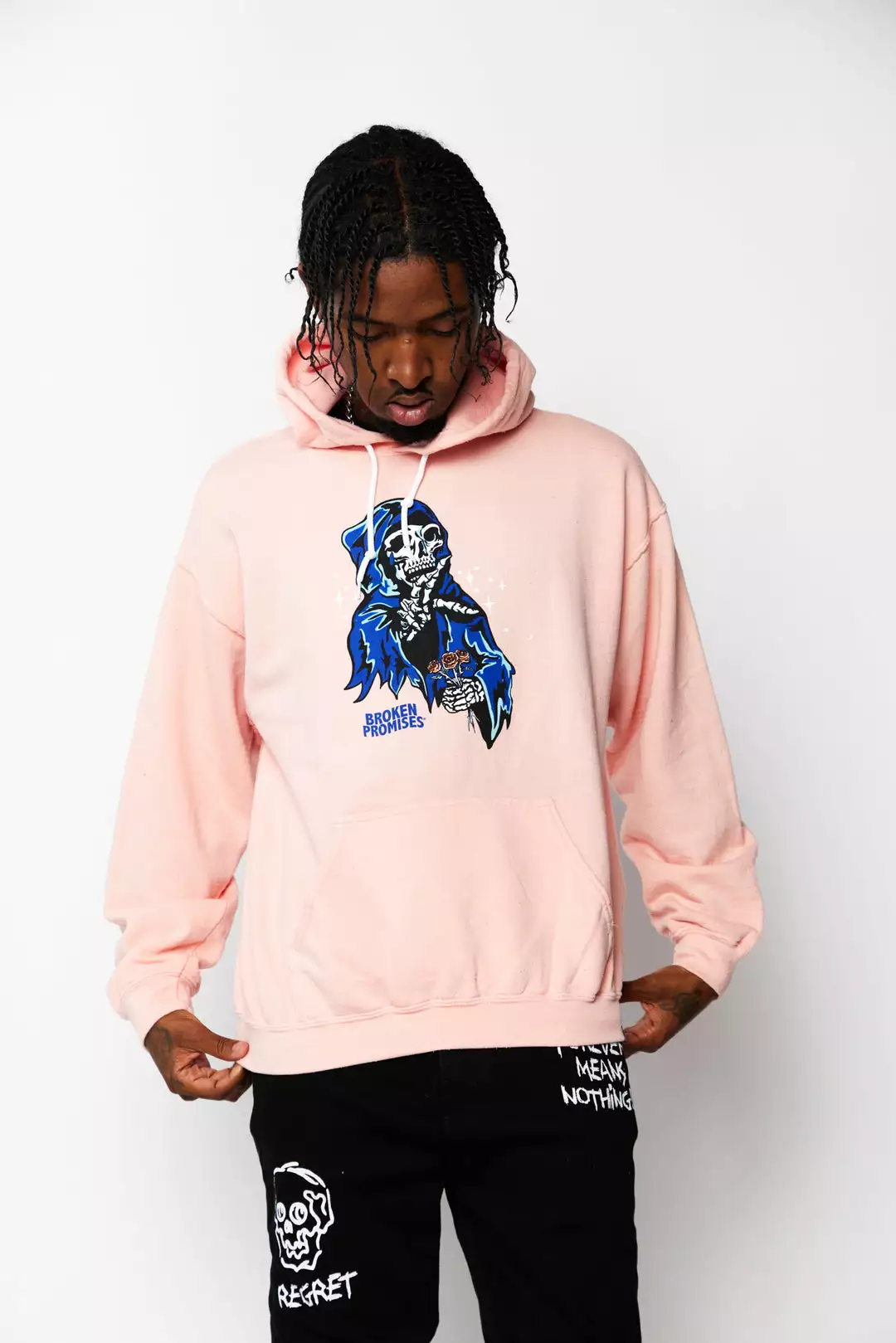 CASH Softly Dyed Hoodie Pink Hoodies