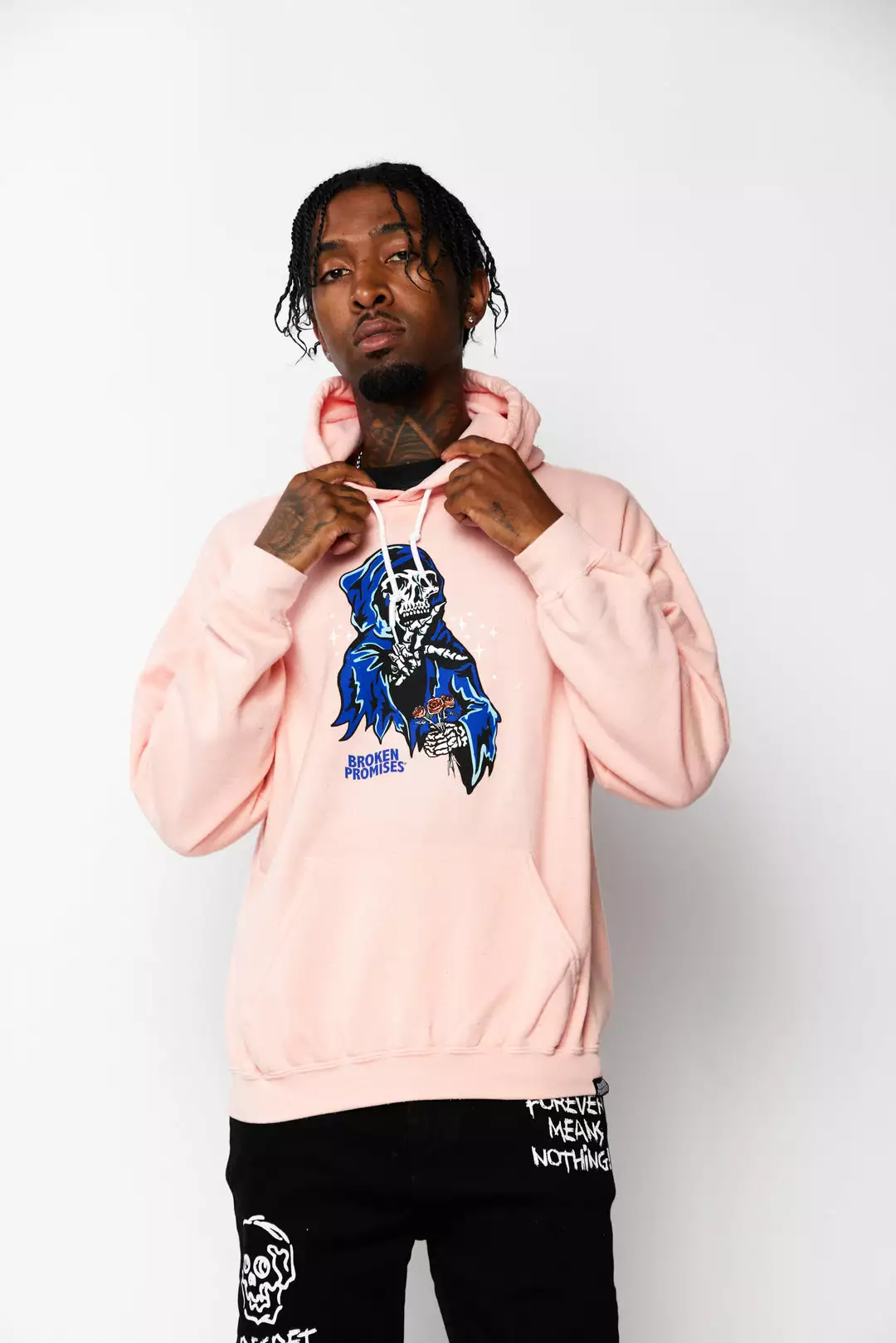 CASH Softly Dyed Hoodie Pink Hoodies