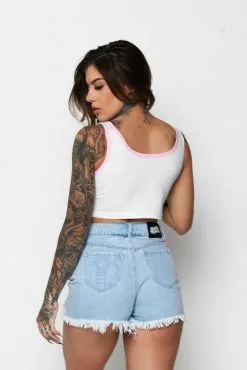 BROKEN PROMISES Grow With Love Crop Tank