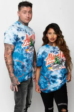 CASH BP X Alienlabs Space Racer Tie Dye Tee