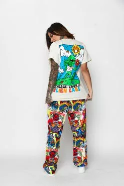 CASH Shirts BP X Alienlabs Peace And Love Tee Natural