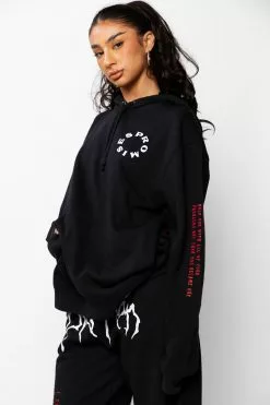 CASH Problems Hoodie Black/Red Hoodies