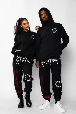 CASH Problems Hoodie Black/Red Hoodies