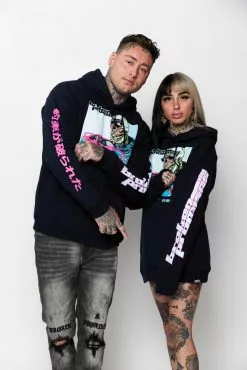 CASH Hoodies Power Slide Hoodie Navy