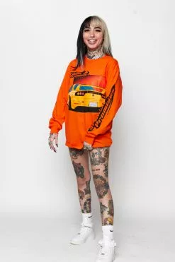CASH 666 MPH L/S Orange Shirts