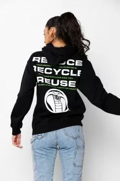 BROKEN PROMISES Hoodies Recycle Hoodie Black