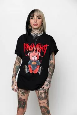 BROKEN PROMISES Shirts Damien S/S Tee Blk