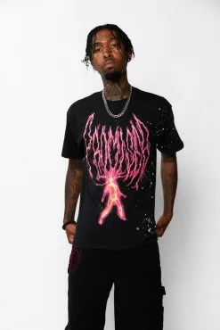 BROKEN PROMISES Brain Power Splatter SST Black