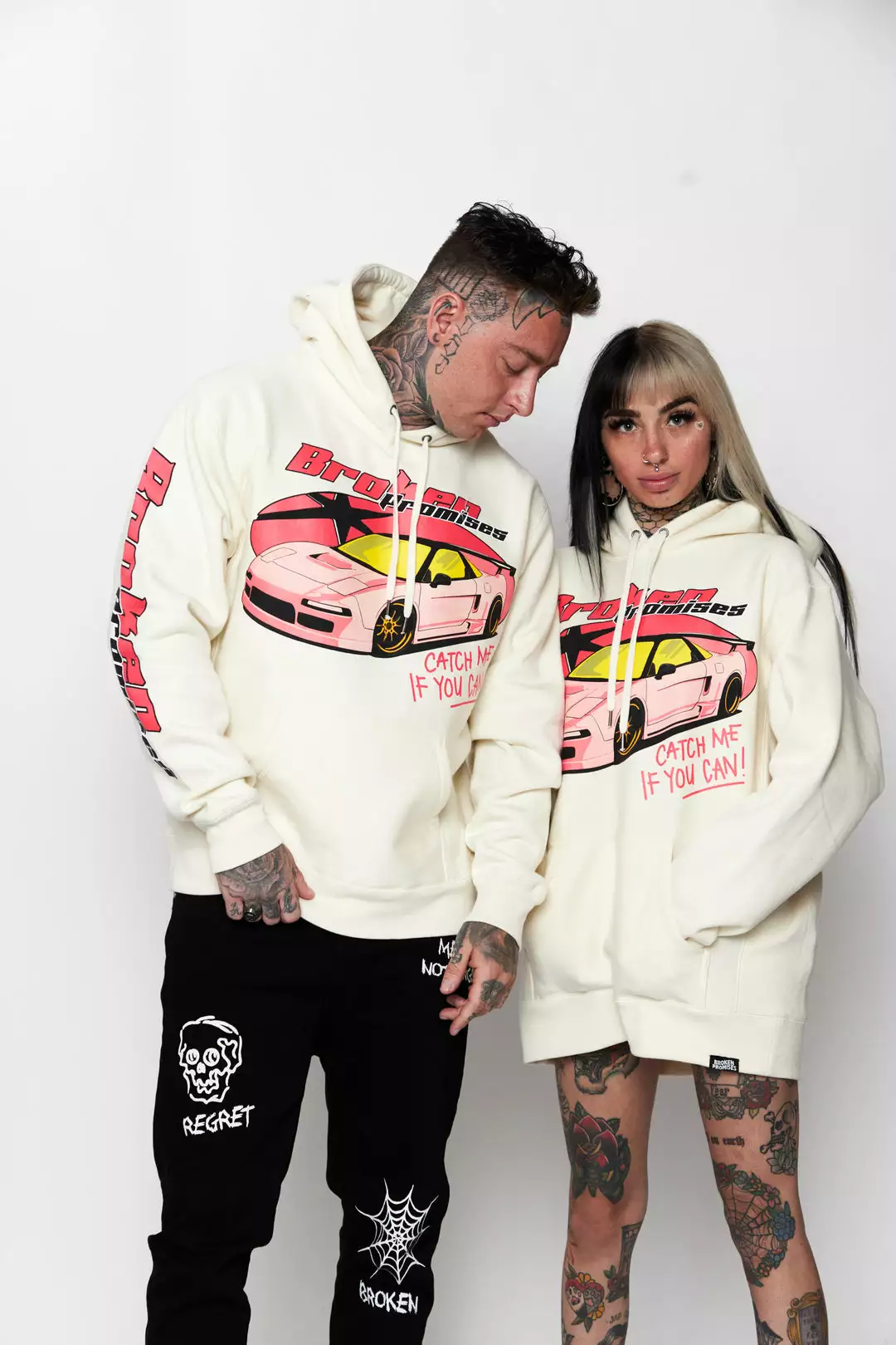 CASH Hoodies Catch Me Hoodie Bone