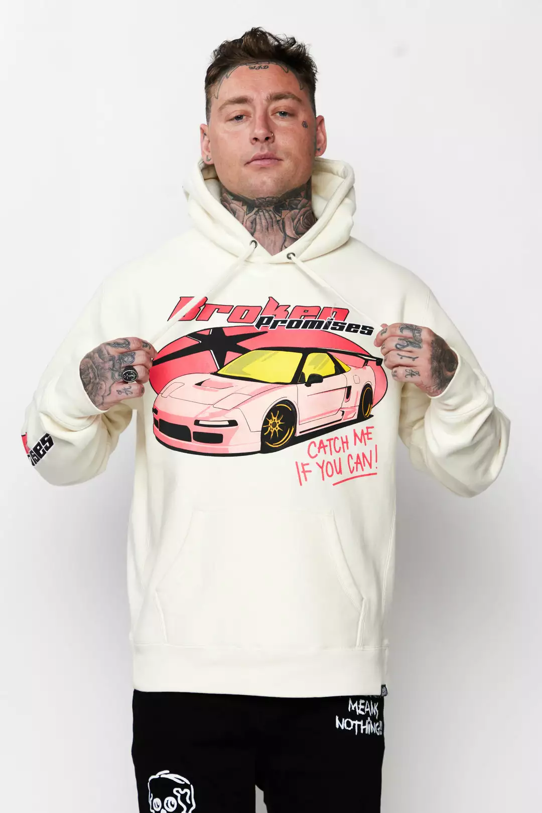 CASH Hoodies Catch Me Hoodie Bone