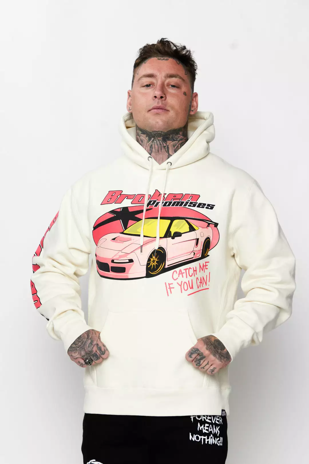 CASH Hoodies Catch Me Hoodie Bone