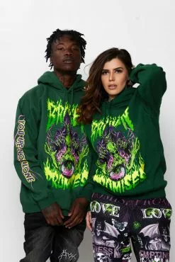 CASH BP X Alienlabs Alienated Hoodie Forest
