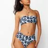 BROKEN PROMISES Reaper Guide Bandeau Bikini Top Blue Sets