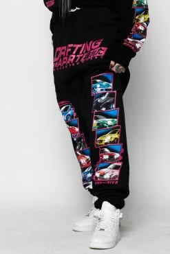 CASH Hashiyira Sweats Black Bottoms