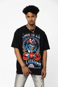 CASH BPxSamborghini Love Is An Illusion Tee