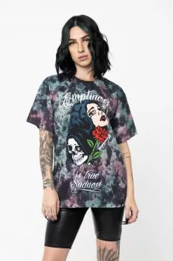 BROKEN PROMISES Shirts True Sadness Green Tie Dye Tee