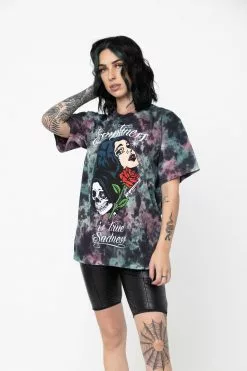 BROKEN PROMISES Shirts True Sadness Green Tie Dye Tee