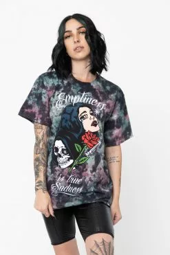 BROKEN PROMISES Shirts True Sadness Green Tie Dye Tee