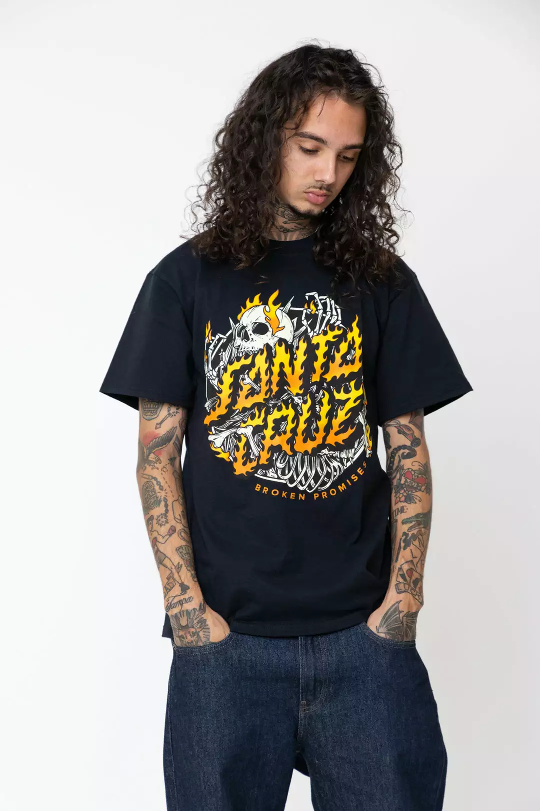 BROKEN PROMISES BP X SC Boneyard Tee Black